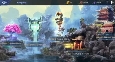 Conta MIR4 Arqueira LVL 67 SA81 com pet épico