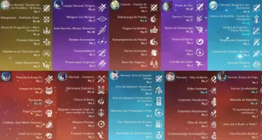 #015 Hutao Shogun+Luz Albedo Qiqi +Harpa+Falcão+Amos+Áspera