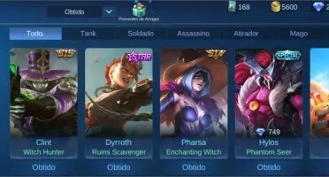 CONTA DE MOBILE LEGENDS SUPER EM CONTA