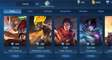 CONTA DE MOBILE LEGENDS SUPER EM CONTA