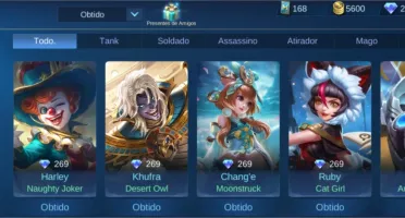 CONTA DE MOBILE LEGENDS SUPER EM CONTA