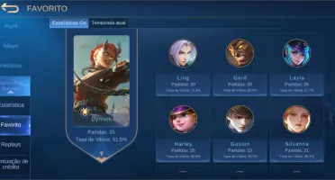 CONTA DE MOBILE LEGENDS SUPER EM CONTA