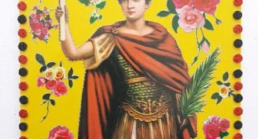 Quadrinho de Azulejo "Santo Expedito"