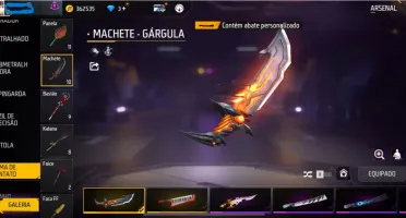 Conta Free Fire Gemada