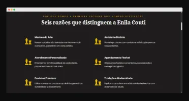 Landing page Barbearia Editavel Profissional