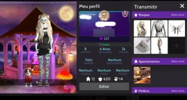 Conta Avakin Life Nivel 32, 9 Conjuntos De Animaçao, 6 ANOS