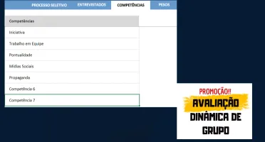 Planilha Avaliação Dinâmica em Grupo / RH