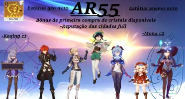 Ganyu + Venti + klee + Mona c2 + Diluc + keqing c1 + Jean