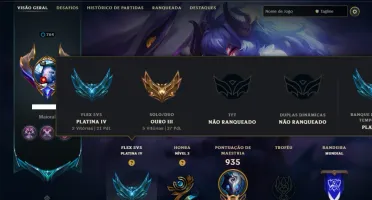 Ouro 3 com TODOS os Champs e 302 Skins +2 Raras