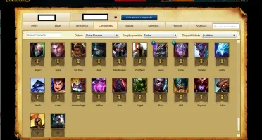 Conta: Diamante IV - 112 campeões - 35 skins - 2 cromas.
