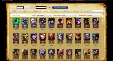Conta: Diamante IV - 112 campeões - 35 skins - 2 cromas.