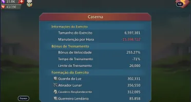 Conta Lords Mobile 700m poder com T5s menos trabuco