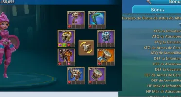 Conta Lords Mobile 700m poder com T5s menos trabuco