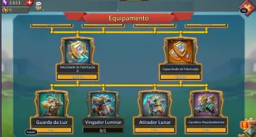 Conta Lords Mobile 700m poder com T5s menos trabuco