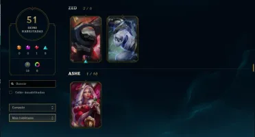 Lol Conta Gold 4 Com 51Skins