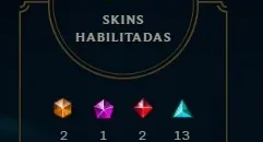 Conta lol 58 skins, 142 campeões, plat 4, lvl 340