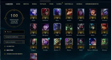 Conta no league of legends, prata III, ganhando 24pdl, lvl33