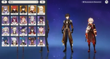 AR 47 Zhongli / Kazuha / Diluc / Kequing c1 Conta genshin