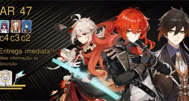 AR 47 Zhongli / Kazuha / Diluc / Kequing c1 Conta genshin