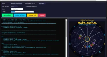 PLANET FIRE - Software Astrológico Profissional
