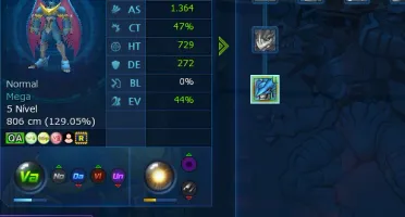 Conta Ladmo Omegamon, AlterS, Omegamon e Item AOX