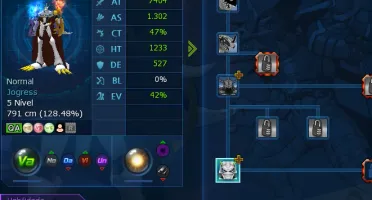Conta Ladmo Omegamon, AlterS, Omegamon e Item AOX