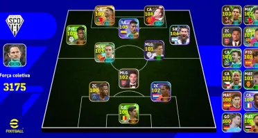 Conta Efootball! 3175 de Força Coletiva + Cristiano Ronaldo