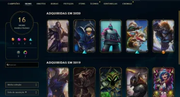Conta LoL [ PLATINA 2 ] ÓTIMO MMR!