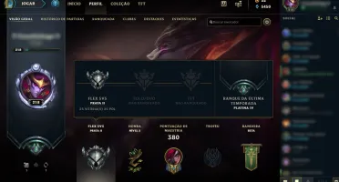 Conta De League Of Legends, Unraked 133 skins nivel 218