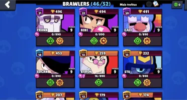 Conta Semi Full Braw Stars Muitas Skins Raras