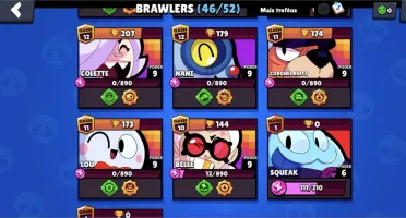 Conta Semi Full Braw Stars Muitas Skins Raras
