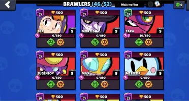 Conta Semi Full Braw Stars Muitas Skins Raras