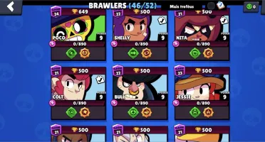 Conta Semi Full Braw Stars Muitas Skins Raras