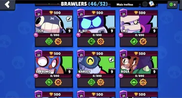 Conta Semi Full Braw Stars Muitas Skins Raras