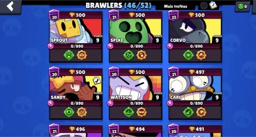 Conta Semi Full Braw Stars Muitas Skins Raras