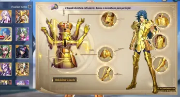 Conta Nova Com Kanon Saint Seiya