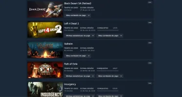 Conta steam level 40 9 anos de conta com vários jogos!