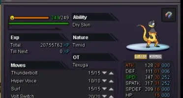 CONTA - POKEMON REVOLUTION ONLINE