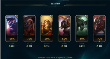 CONTA UNRANKED C/ GWEN EMBALOS NO ESPAÇO + RIVEN REDIMIDA