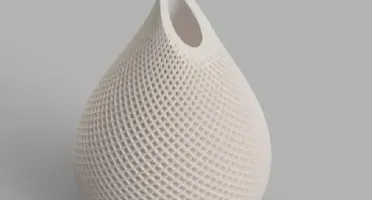 Vaso Decorativo em Impressão 3D - 14 cm
