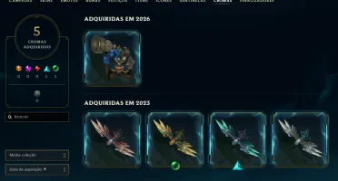 [Entrega Automática] Conta Lol Platina, 42 Skins, Upada Mão