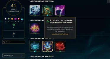 [Entrega Automática] Conta Lol Platina, 42 Skins, Upada Mão