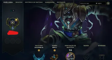 [Entrega Automática] Conta Lol Platina, 42 Skins, Upada Mão