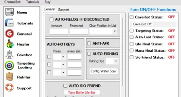 BOT GLOBAL ANUAL MACRO, CAVEBOT, TARGET, HEAL, AUTO RING ETC