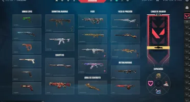 Conta valorant com varias skins raras