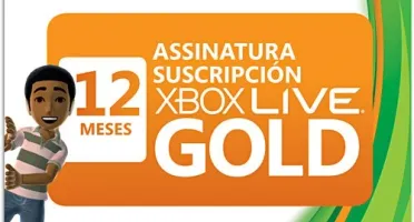 Xbox Live Gold - Cartão de 12 meses