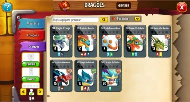 Continha top de dragon