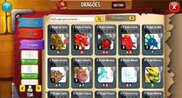 Continha top de dragon