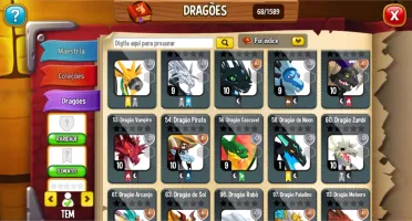 Continha top de dragon