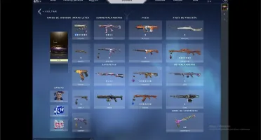 Vendo conta VALORANT COM VARIAS SKINS